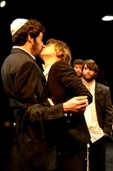 Left to right: Avigdor (Peter Oliver), Anshel (Mallory Berlin)