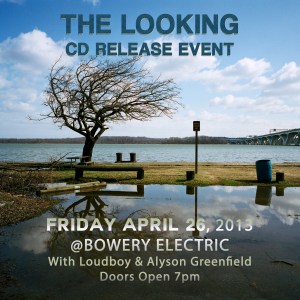 The Looking Album Release Flyer