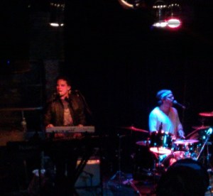 (Left to Right) John and Graham at the Bowery Electric 