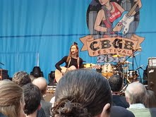 Lisa Loeb performing solo at CBGB Festival 2013