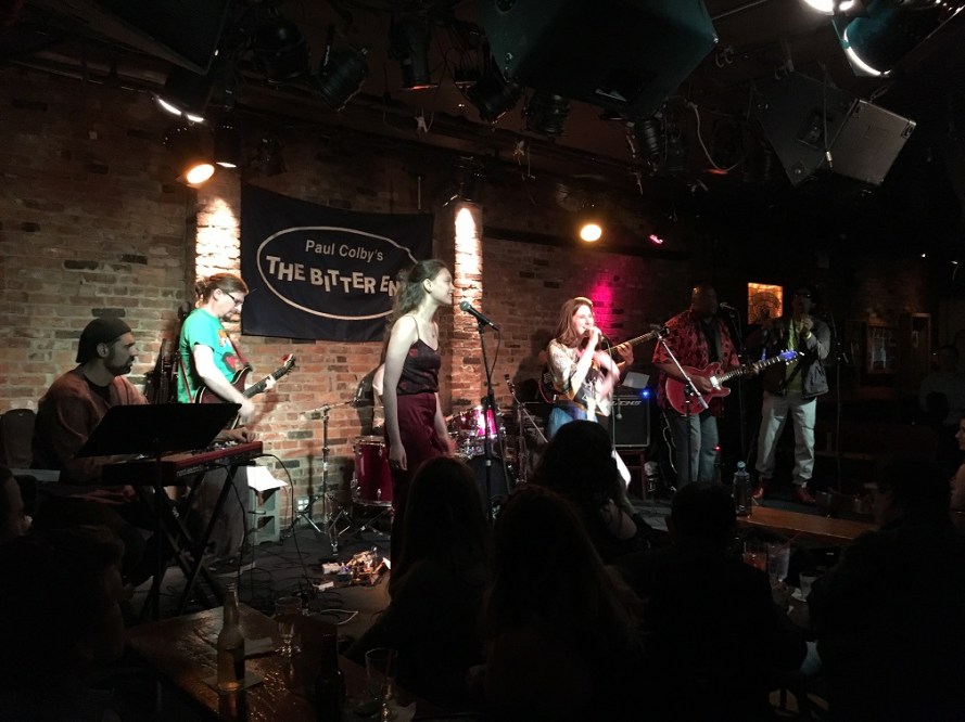 Pheobe Nir and the entire band, including the backup singer