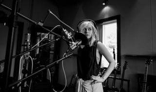 Holly Henry in Chris Tyng's studio