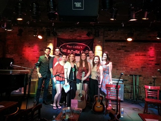 Tina Shafer at the Songwriters Circle on July 7, 2014, The Bitter End