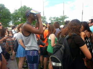 Crowd at Bastille show, Big Apple Stage, June 6th, 2014 Crowd at Bastille show, Big Apple Stage, June 6th, 2014