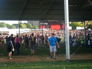 Crowd for Phoenix, June 6th 2014, at Governor's Ball Stage Crowd for Phoenix, June 6th 2014, at Governor's Ball Music Festival