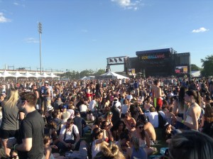 Waiting for The Strokes to perform at Governor's Ball Music Festival 2014