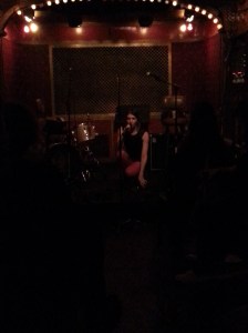 Alyson Greenfield performs solo during her set at Pete's Candy Store, 10/23/2014 as part of CMJ