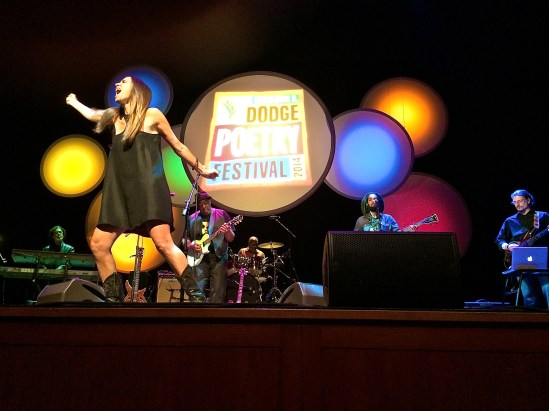 Marla at the Dodge Poetry Festival 2014. Photo by Blair Bauer