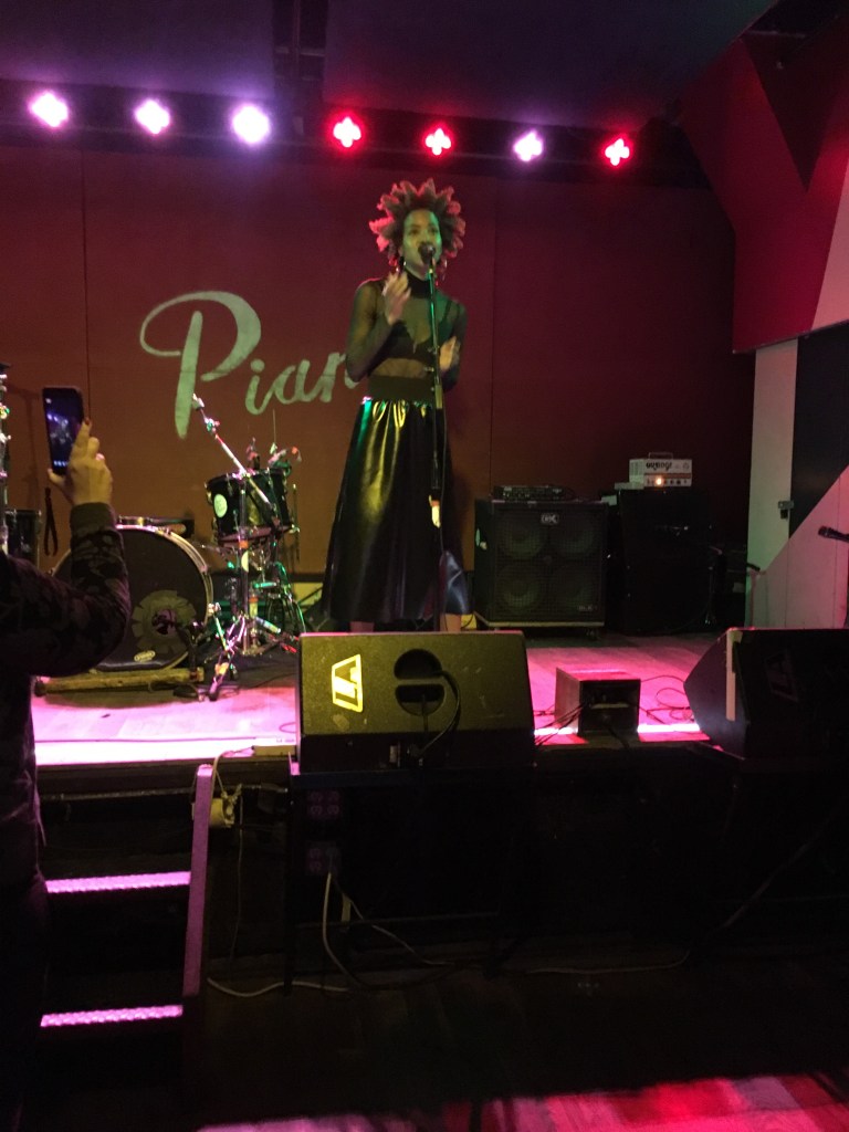Ava Raiin performing at Pianos, Oct. 2017