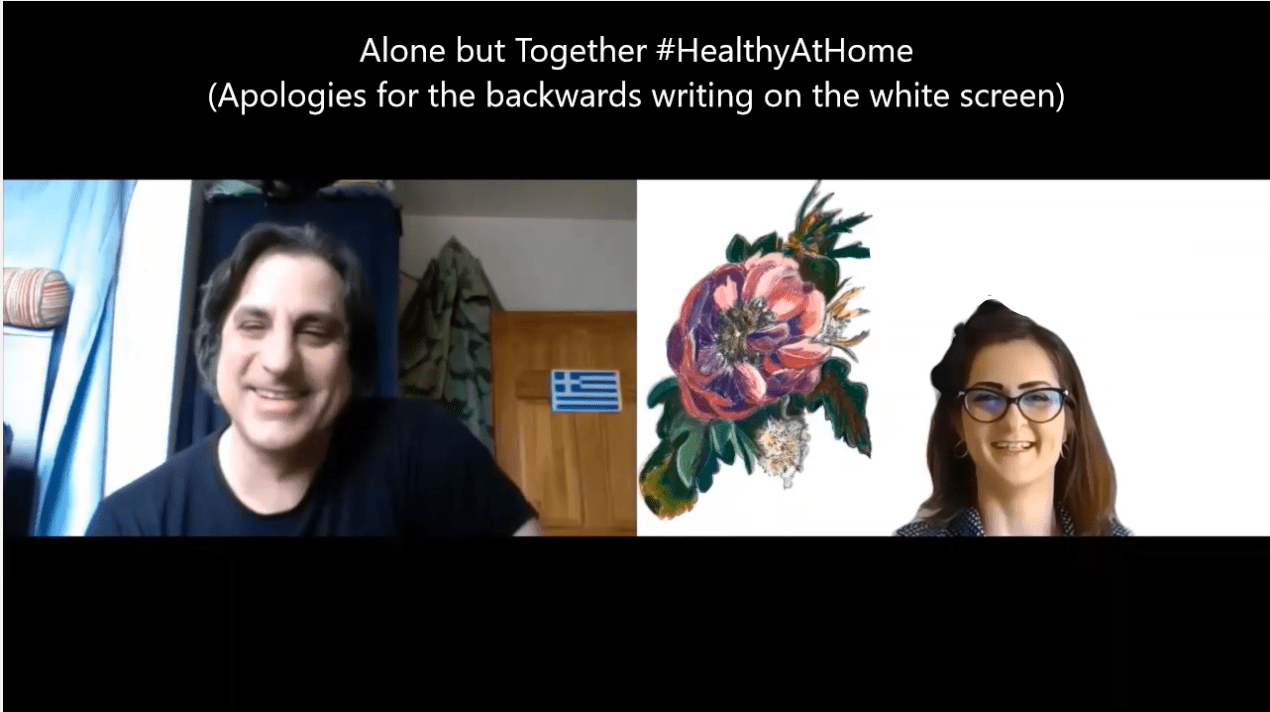 A snippet of the webinar recording